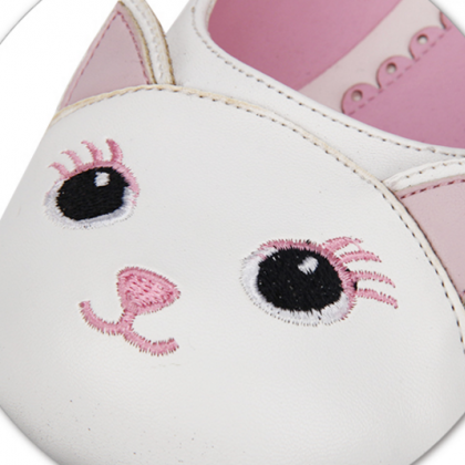 Ulass Lolita Kitty Cat White Shoes