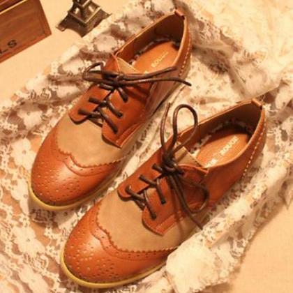Ulass Oxford Leather Shoes. Four Colours Available