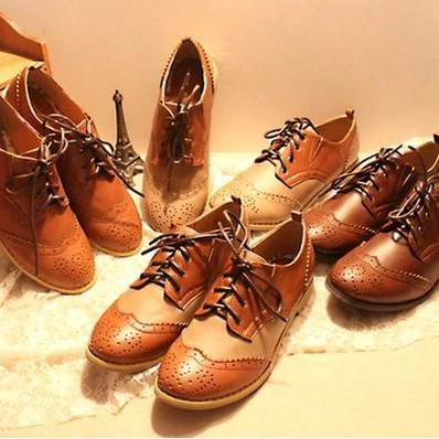 Ulass Oxford Leather Shoes. Four Colours Available