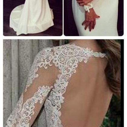 Ulass Newest White Long Sleeves Formal Sexy..