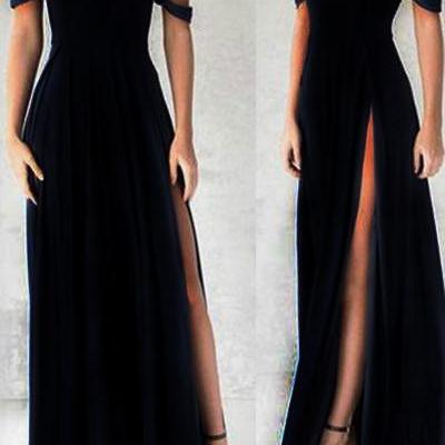 Ulass Gorgeous Black Prom Dresses,E..