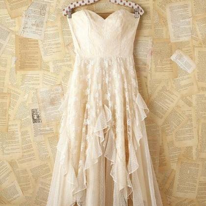 Beautiful Lace Short Prom Dress / Homecoming Dress