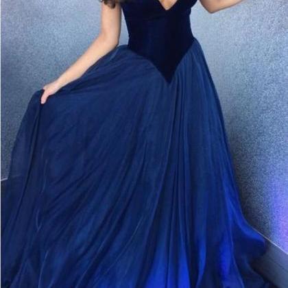 Royal Blue Ball Gown,sweetheart Prom Dress,custom..