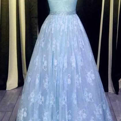 Charming Prom Dresses, Tulle Lace Prom Dresses,..
