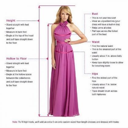 Fashion Pink Round Neck A-line Tulle Long Prom..