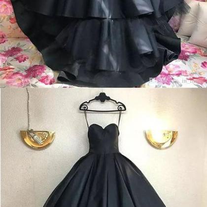 Black Prom Dresses Ball Gown Sweetheart Sweep..