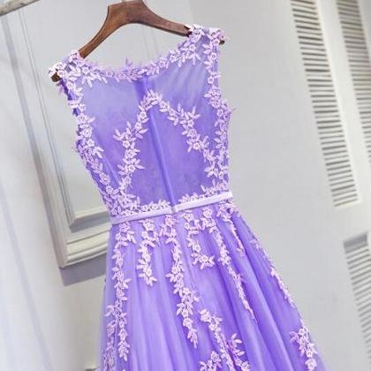 Lavender Tulle Evening Dress, Beautiful Party..