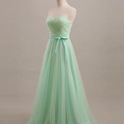 Sweetheart Neckline Pleated Bodice A-line Tulle..