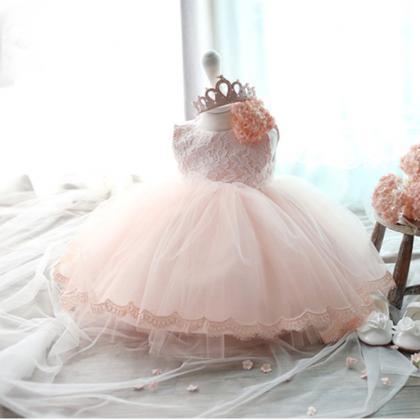 Ulass High Grade Girls Princess Dress Skirt Pink..