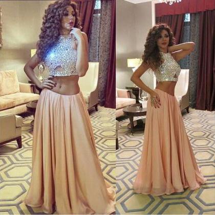 Ulass Charming Prom Dress,two Pieces Prom..
