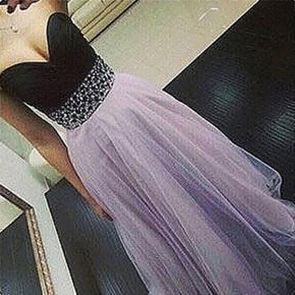 Ulass Custom Made Sweetheart Lavender Tulle Sexy..