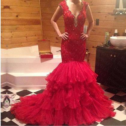Ulass 2016 Sheath Lace And Beading Tulle Prom..