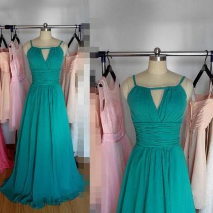 Ulass Green Halter Long Bridesmaid Dress/wedding..