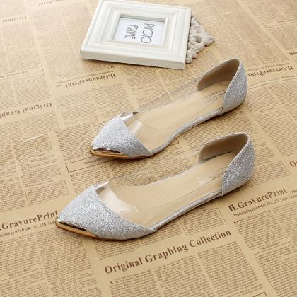 Ulass Transparent pointed shoes