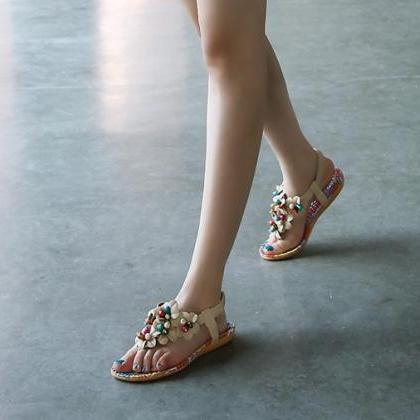 Ulass Fashion Flower Sandals