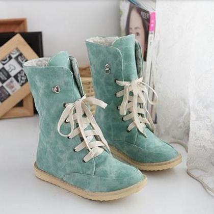 Ulass Sexy Fashion Leather Snow Boots For Women..