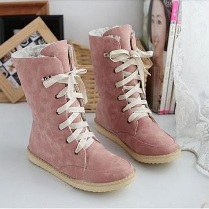 Ulass Sexy Fashion Leather Snow Boots For Women..
