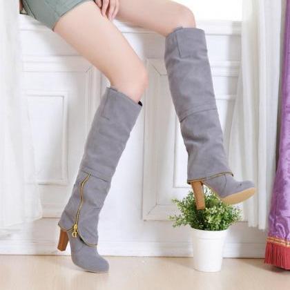 Ulass Fashion High Heel Boots Ladies Sexy Knee..