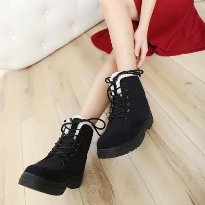 Ulass Snow Boots Winter Ankle Boots For Women..