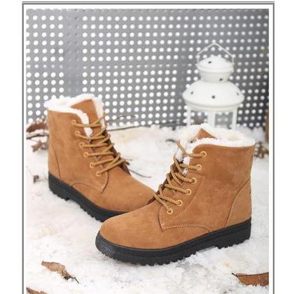 Ulass Snow Boots Winter Ankle Boots For Women..