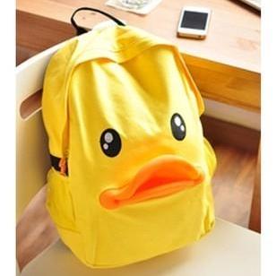 Ulass Cute Yellow Duck Canvas Backpacks Bb-34