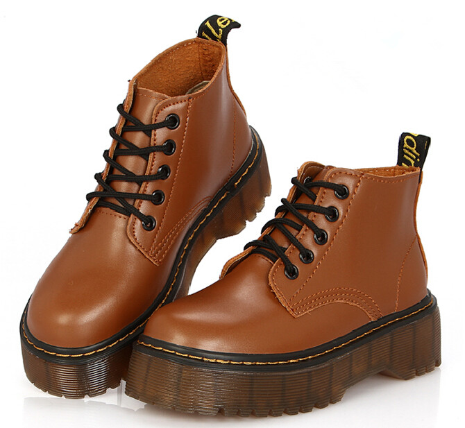 Ulass Lace Up Martin Boots. Three Colors Available
