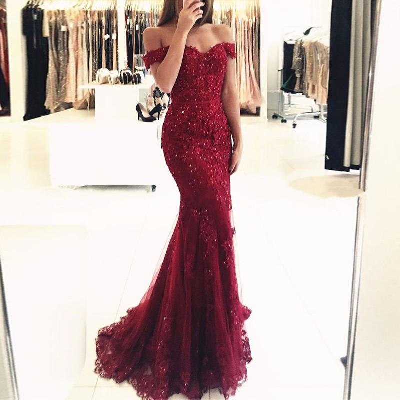 red formal prom dresses