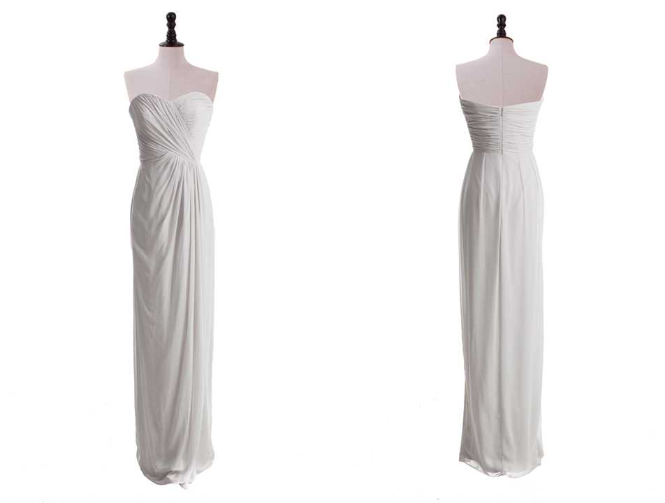 Sweetheart Chiffon Dress With Gathered Chiffon Prom Dress/bridesmaid Dress/homecoming Dress/[party Dress/evening Dress