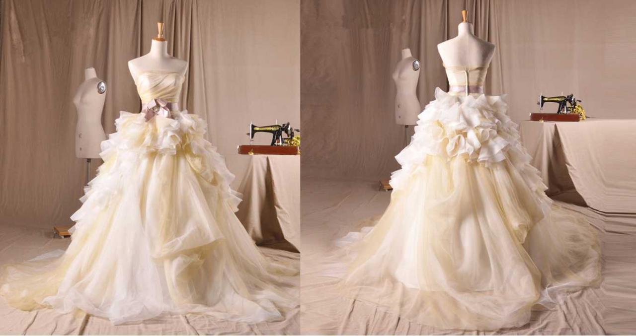 Strapless Princess Pretty Bridal Wedding Dress Bridal Dress Gown Wedding Gown Bridal Gown Lace Bridal Dress
