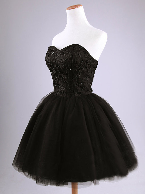 black ball gown dresses