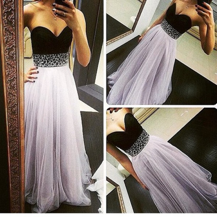 Ulass 2016 High Quality Light Lavender Tulle Prom Dresses 2016 Long Prom Dresses 2016 Prom Gowns Evening Gowns