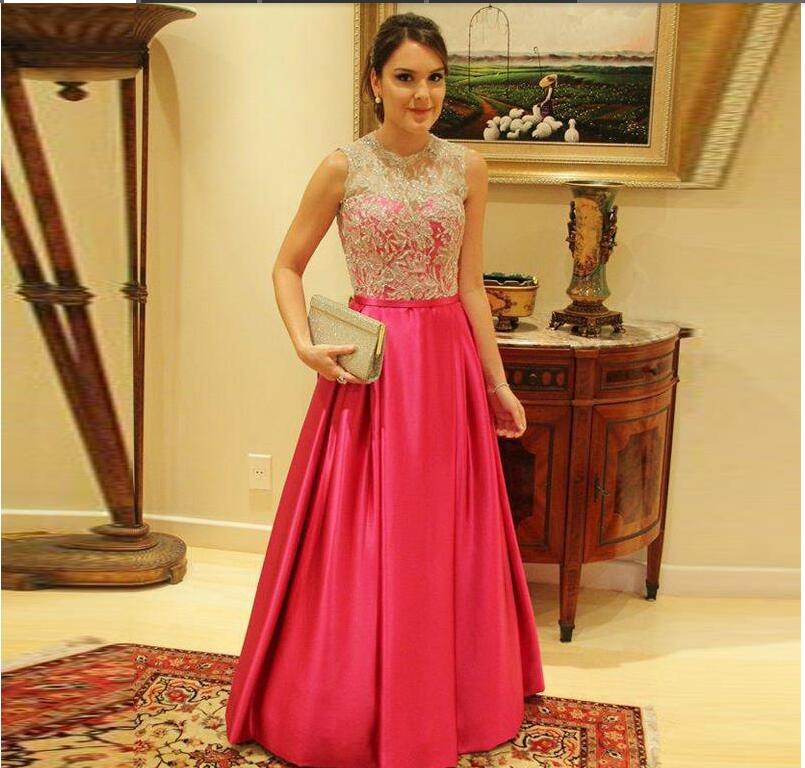 Ulass Elegant Kaftan Arabic Red Evening Dress 2016 A-line With White Lace With Beads Dubai Vestido Longo Muslim Islamic Party Dress