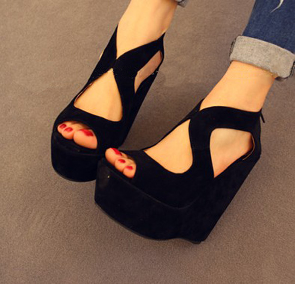 Ulass Fashionable high-heeled sandals 