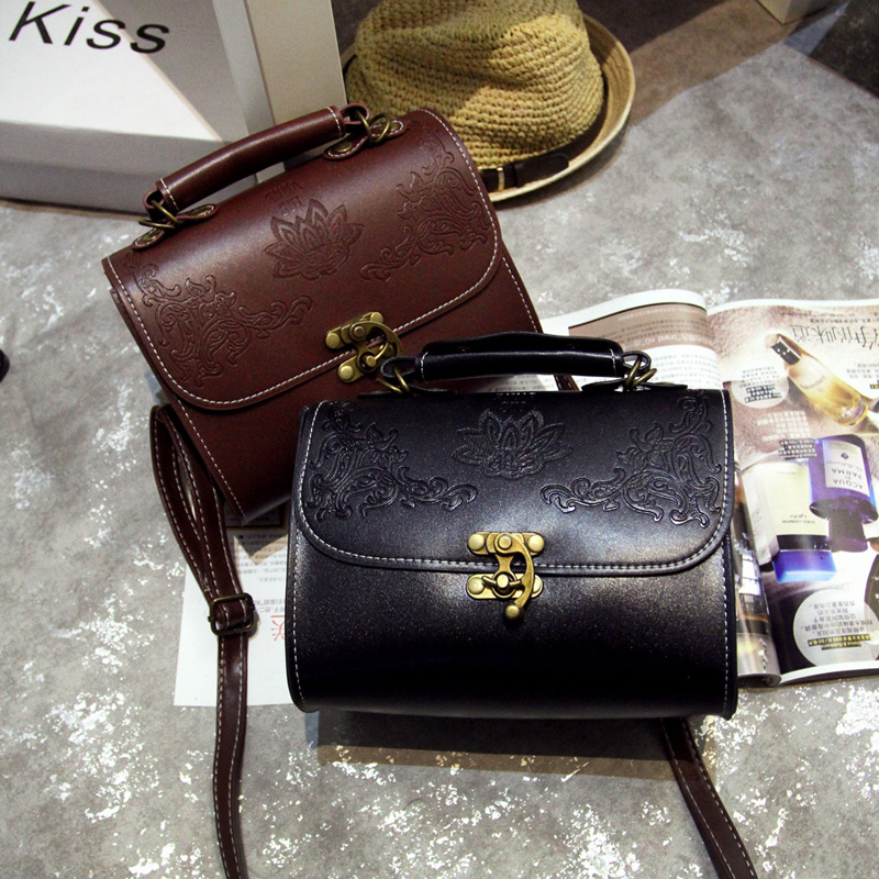 Ulass Fashion Palace Printed Handbag&shoulder Bag Korean Style-bb-31