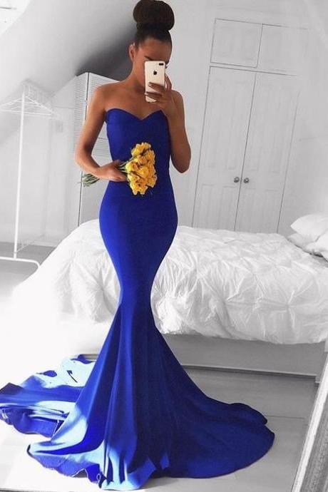 Royal Blue Corset Velvet Dress, Prom Gown With Train, African Wedding Guest  Gown, Blue Prom Dress on Luulla