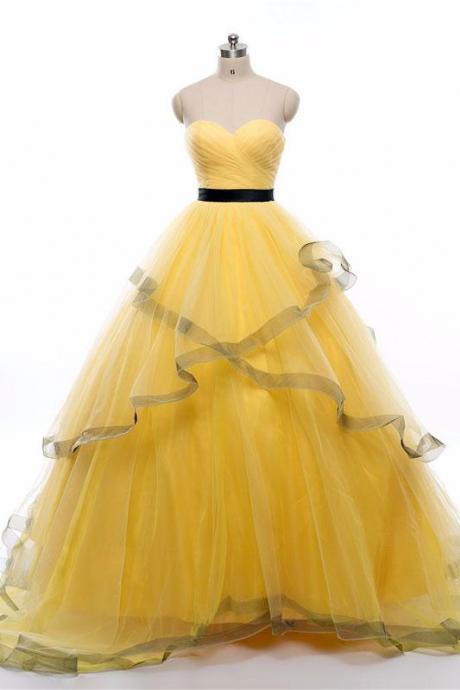 Charming Prom Dress, Tulle Prom Dress, Long Prom Dresses, Evening Dress
