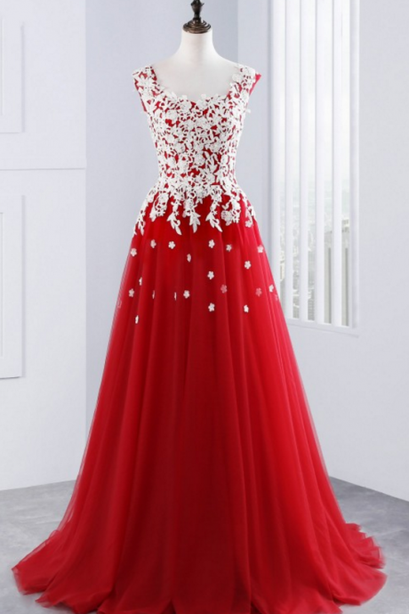 Prom Dresses 2018,sexy Tulle Long Prom Dresses